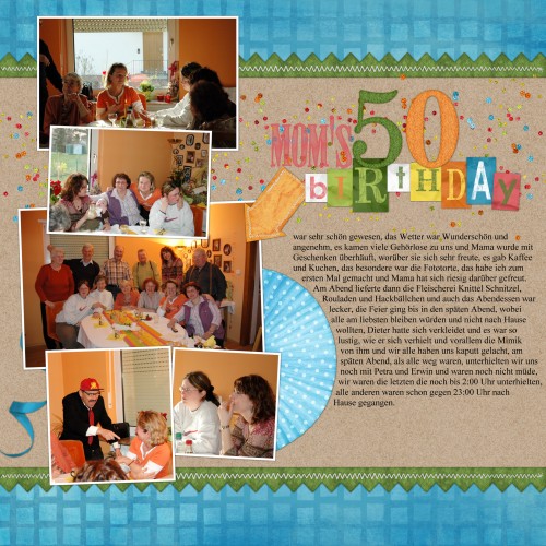 Mom's 50.Birthday Page 1
