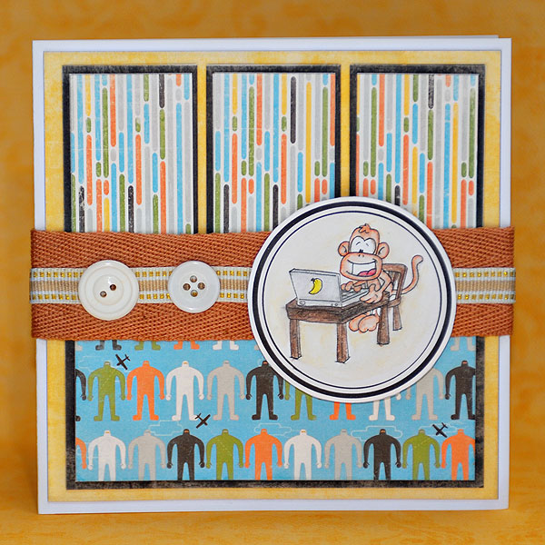 Monkey Boy Card