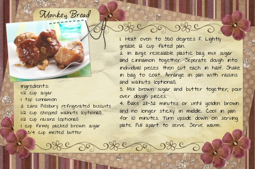Monkey Bread recipe