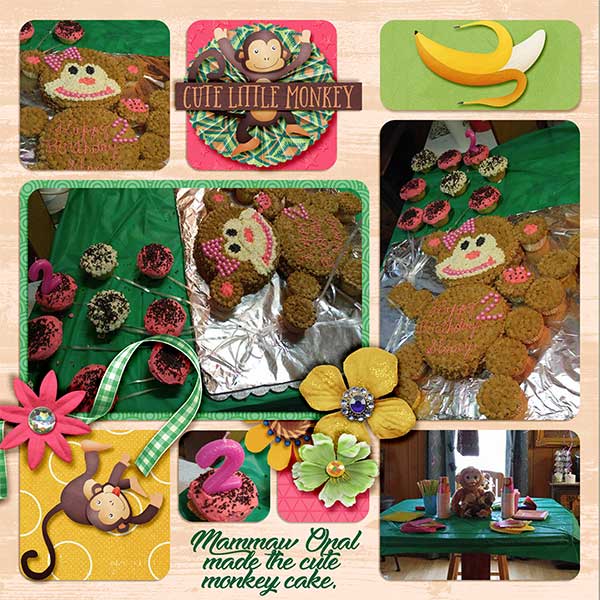 monkey cake