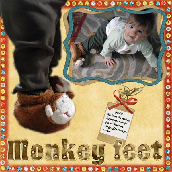 Monkey feet