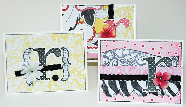 Monogram Notecards (hybrid)