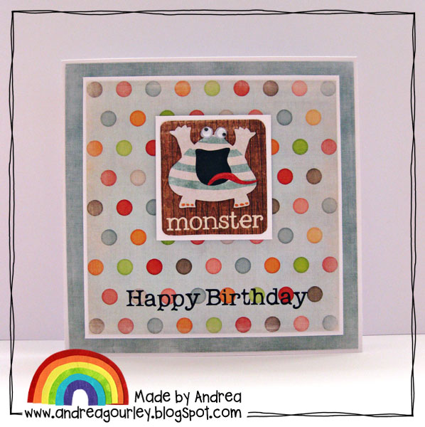 Monster Birthday Card