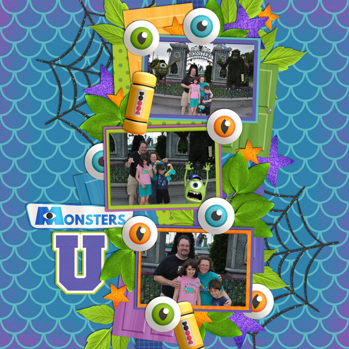 Monsters U at the Studios