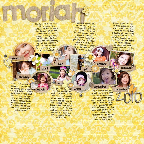 Moriah's Year In Review 2010