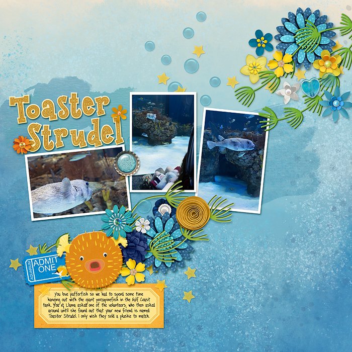 Mote SEA - Toaster Strudel the pufferfish