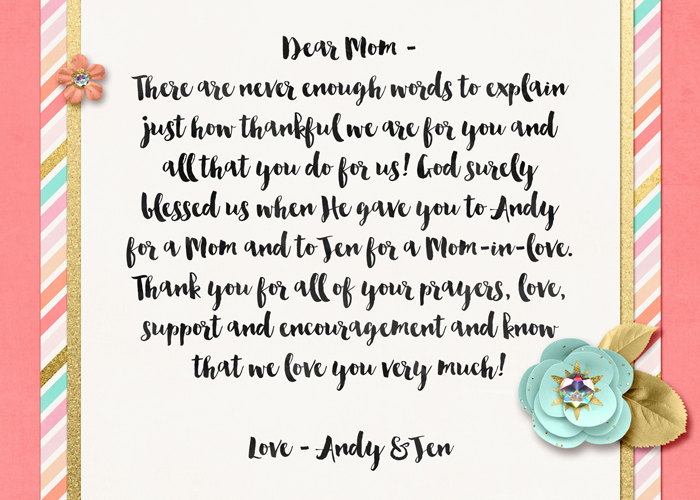 Mother's Day Card Inside