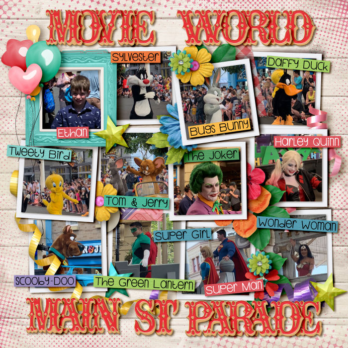 Movie World Main St Parade