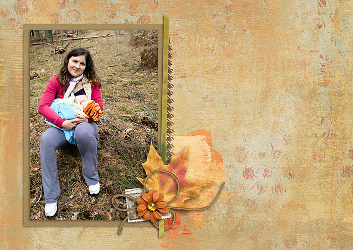 Mushroom hunt with the baby