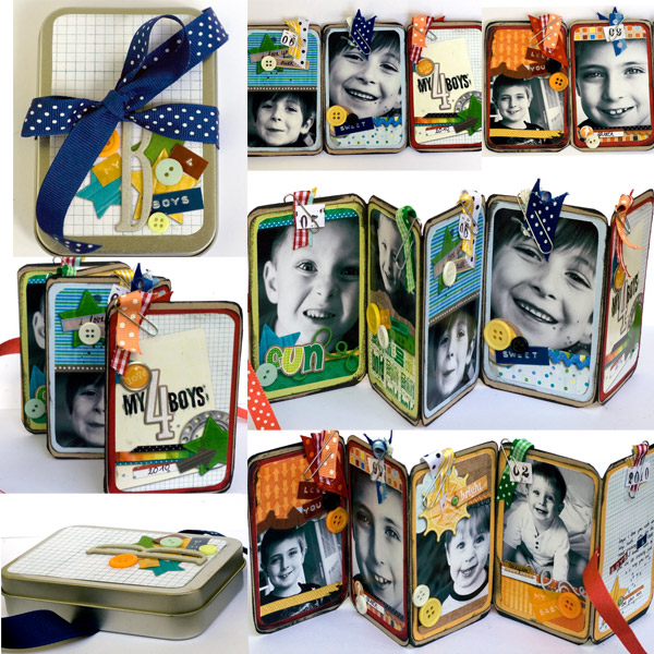 My 4 Boys Tin Album!