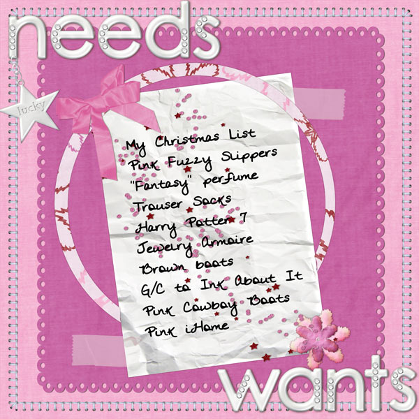 My Christmas List
