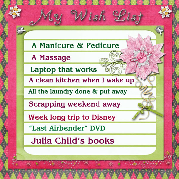 My Christmas Wish List