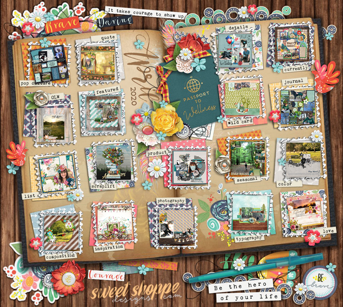 My Completed April 2020: Passport To Wellness