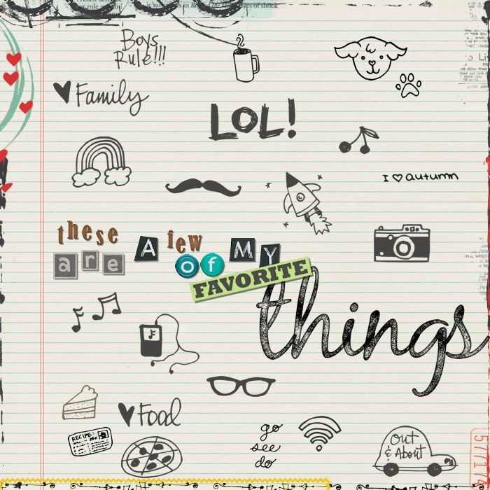 My Favorite Things (Bingo Challenge - i <3 Lists)