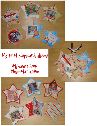 My first chipboard album!