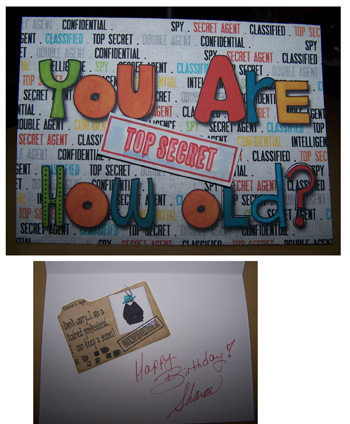 My friend's birthday card