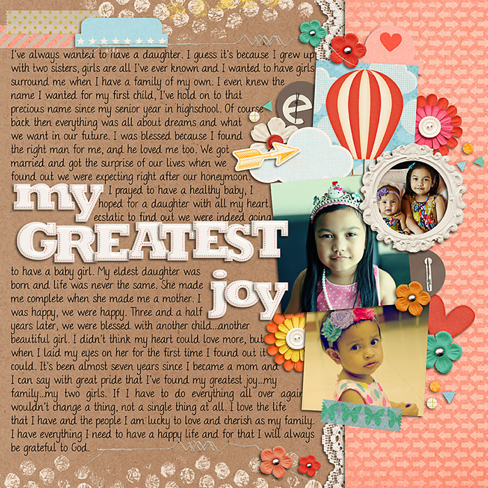 My greatest joy
