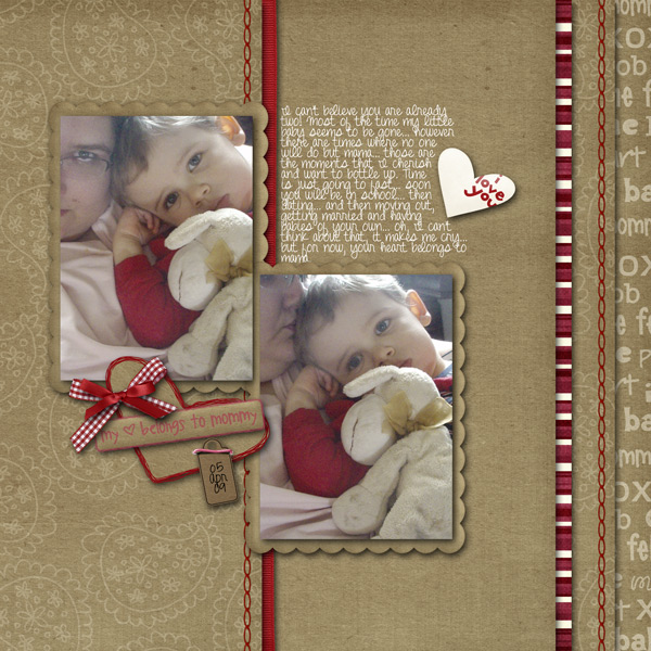 my heart belongs to mommy