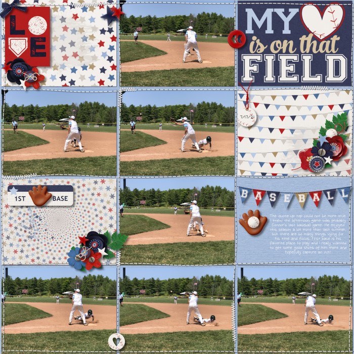 My heart is on that field