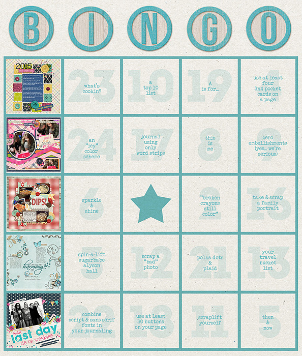 My January Bingo Card