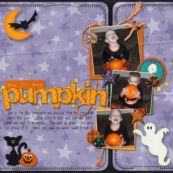 My lil boo pumpkin