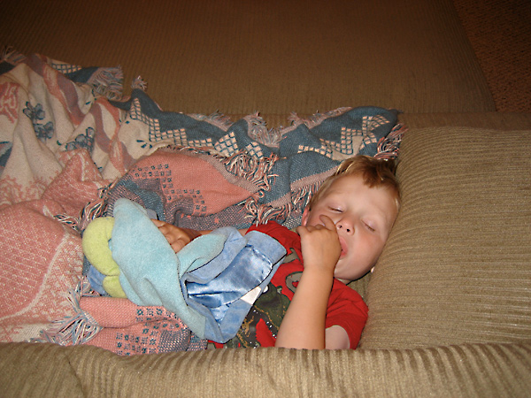 my middle child sleeping