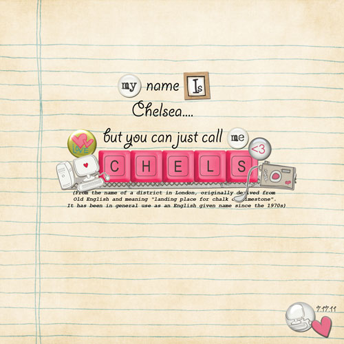 my name is....