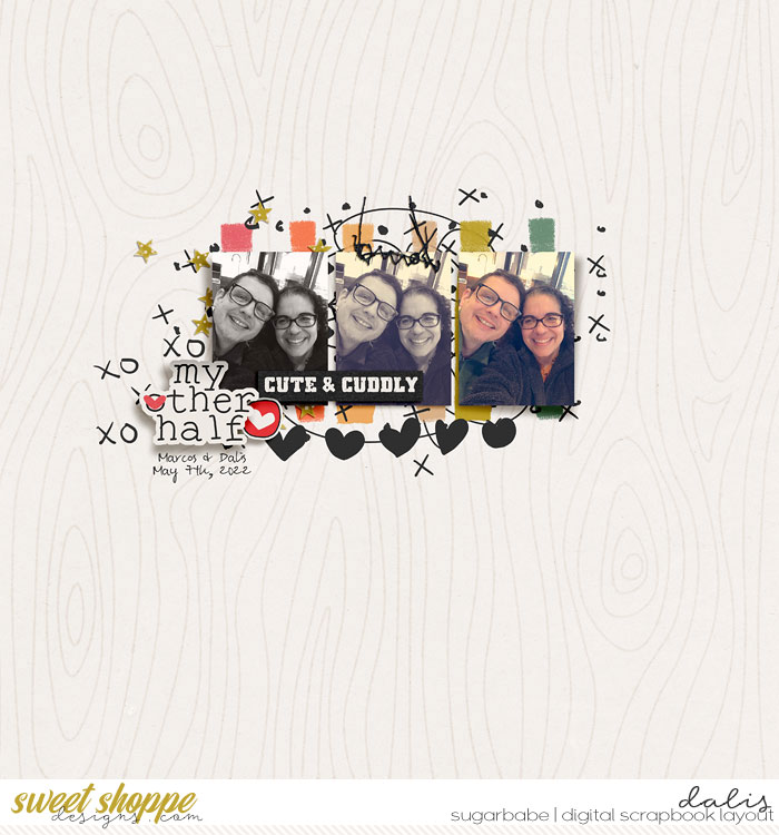 my other half - White Scrap iNSD Challenge