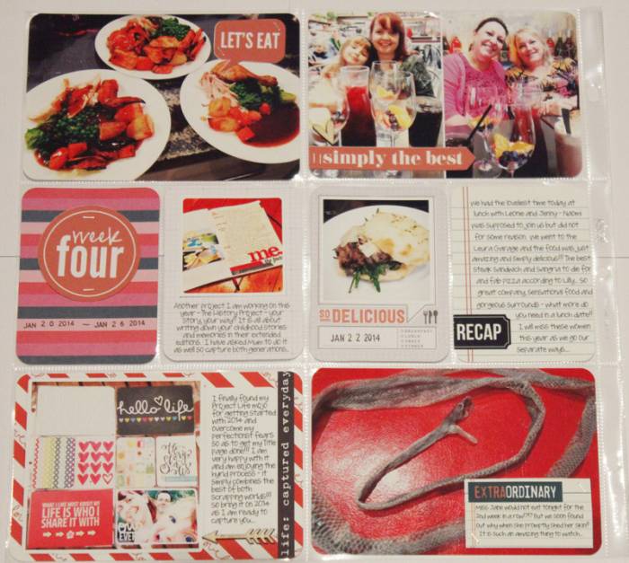 My Project Life 2014 - Week 4