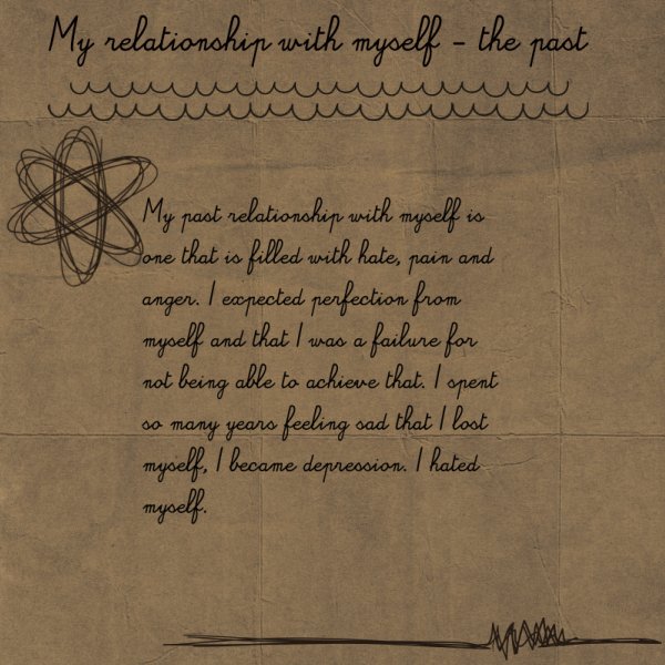 My relationship with myself - the past