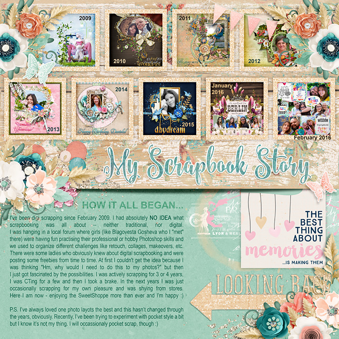 My scrapbook story