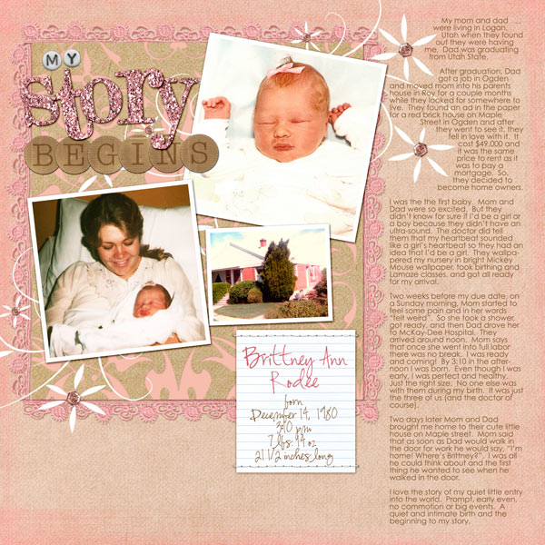 My Story Begins
