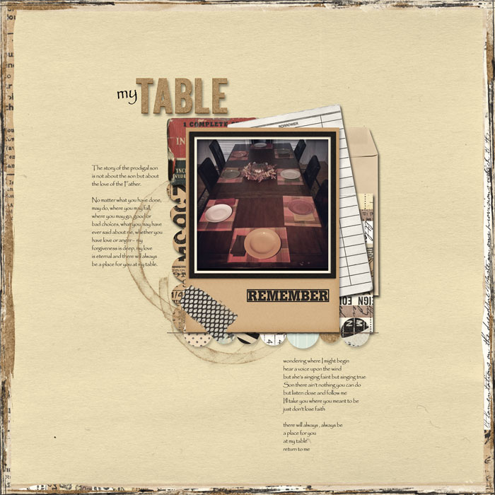 My table