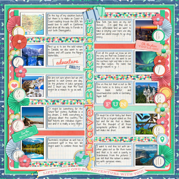 My Travel Bucket List