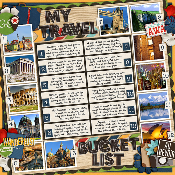 My Travel Bucket List