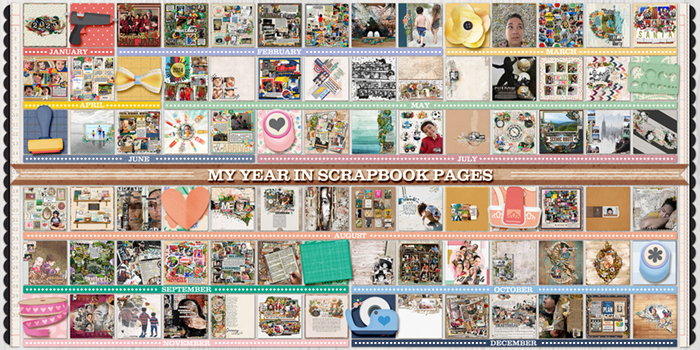 My Year in Scrapbook Pages