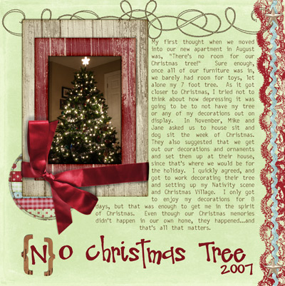 {N}O Christmas Tree
