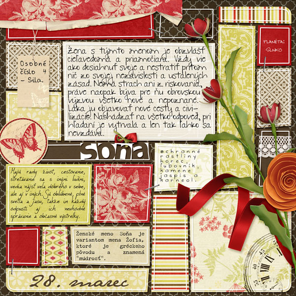 Name day card :: Sonya