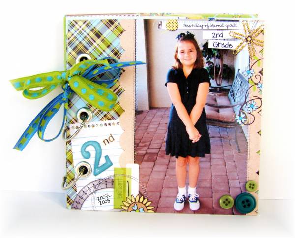 Nerdy Girl Album (BG "Quarter Pint" chipboard album)