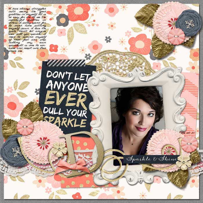 Never Let Anyone Dull Your Sparkle
