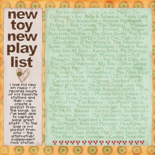 New Toy New Playlist