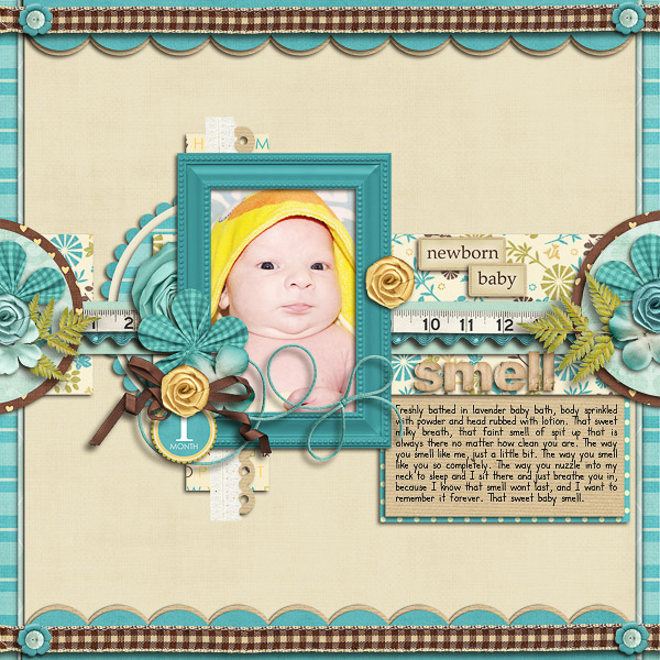 Newborn baby smell