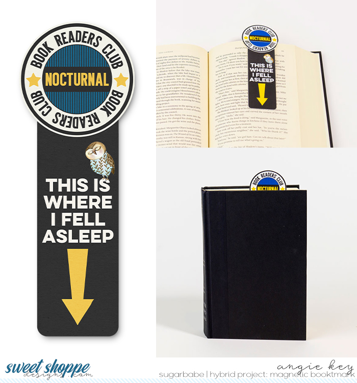 Nocturnal Book Readers Club - Magnetic Bookmark