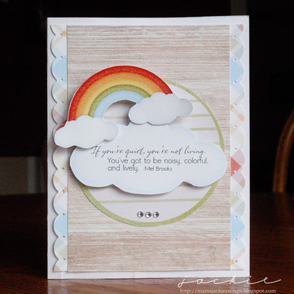 Noisy, Colorful, and Lively Card {hybrid}