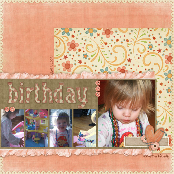 nora's 2nd birthday