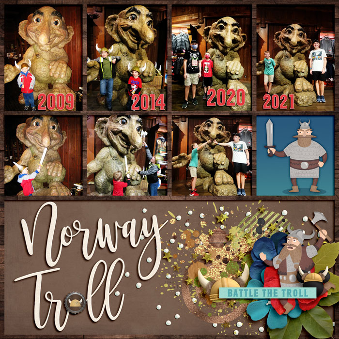 Norway Troll Through the Years