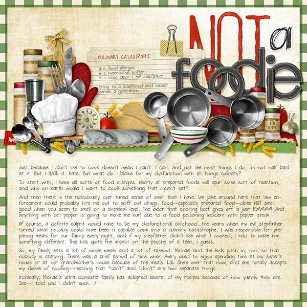 NOT a foodie