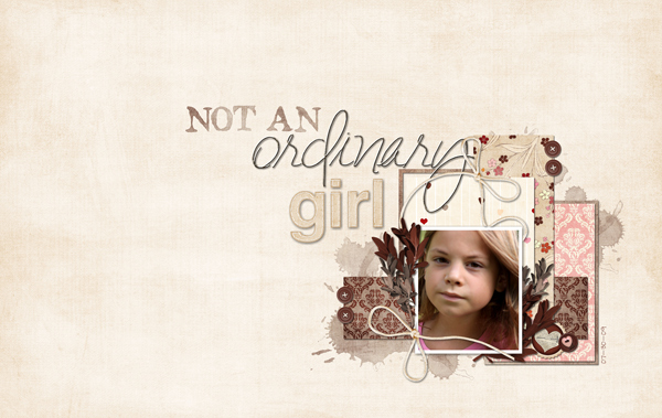 Not An Ordinary Girl