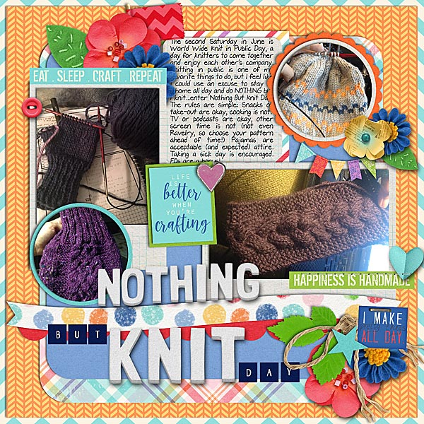 Nothing But Knit Day - March Passport #9