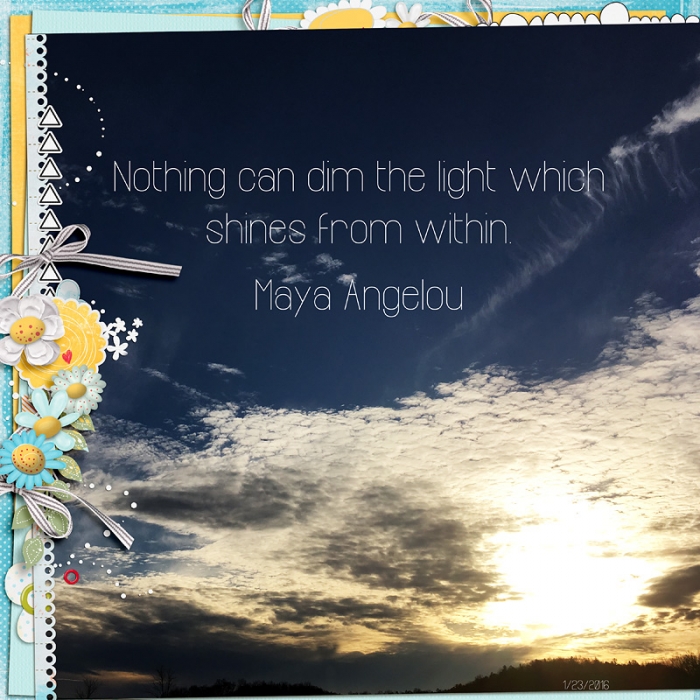 Nothing can dim the Light
